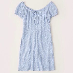 Abercrombie Ruched Neck Mini Dress